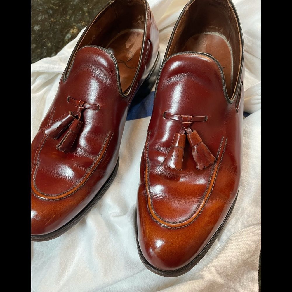 Allen Edmonds brown dress size 10 D